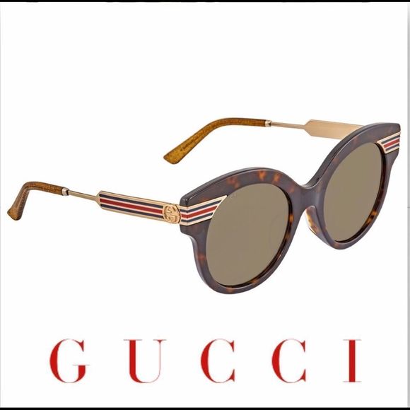 Gucci Accessories - NEW! 🕶 Gucci Round Sunglasses Tortoise Sunglasses GG0282SA - 002 😎